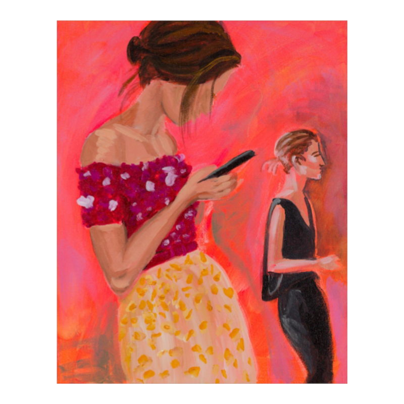Party Scene giclee print