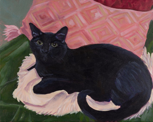 Tony on His Favorite Chair giclee print