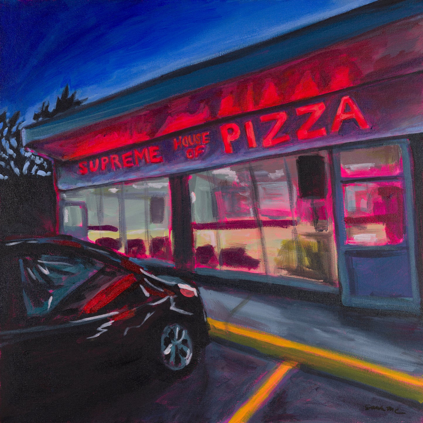 Supreme House of Pizza giclee print