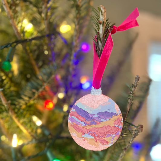 Hand-painted ornament