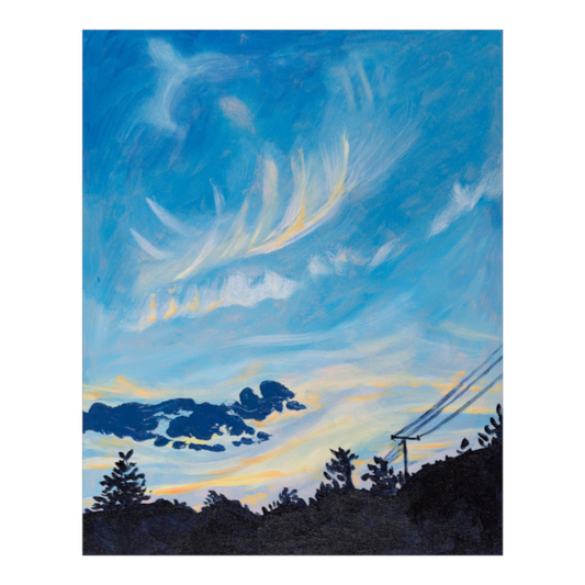 Sunset from the Gas Station print