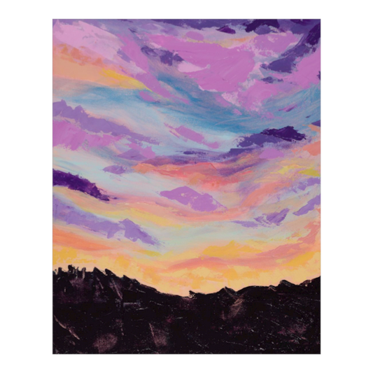 Sorbet Skies giclee print
